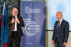 Od lewej: prof. A. Marciniec, prof. G. Budzik,