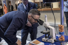 Spotkanie studentów kół naukowych z ministrem M. Kulaskiem,