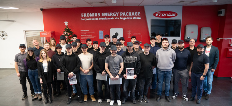 Wizyta studentów Wydziału Budowy Maszyn i Lotnictwa w firmie Fronius Polska,
